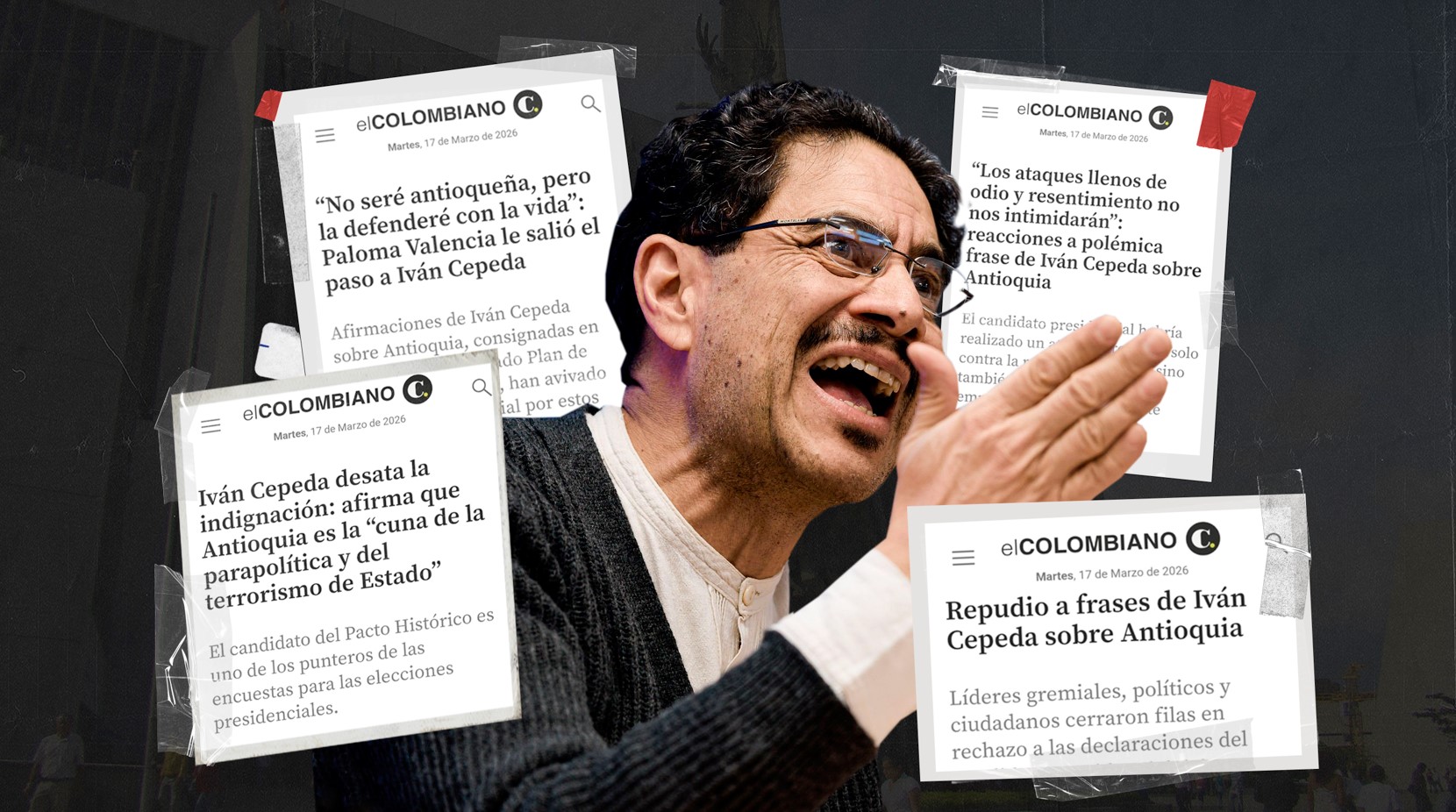 Iván Cepeda y El Colombiano