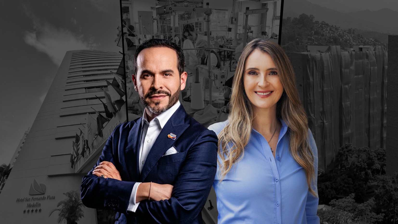 Abelardo de la Espriella y Paloma Valencia